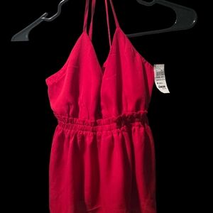Papermoon Bright Red Double-Strap Camisole